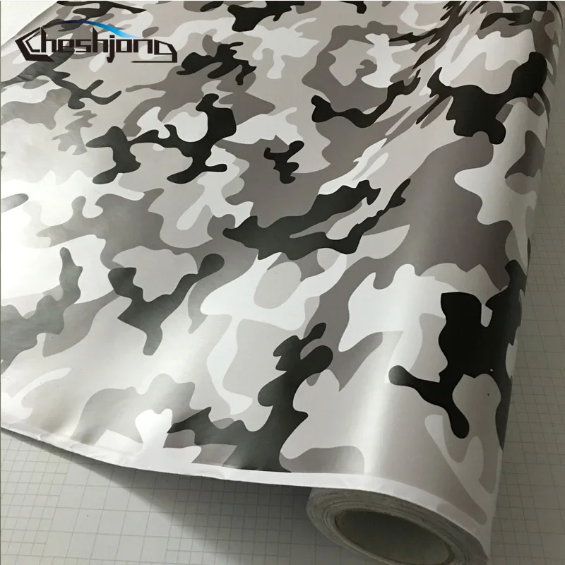 Matte-Black-White-Snow-Camouflage-Vinyl-Car-Film-02
