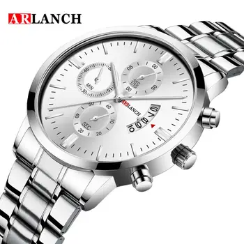 

Relogio Masculino Mens Watches Top Brand Luxury Fashion Business Quartz Wrist Watch Men Sports Full Steel Waterproof Date Clock
