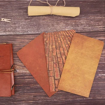 

Creative Vintage Envelope 10PCS/lot Creative Kraft Paper Envelopes DIY Decorative Envelope Small Paper School Office Supplies