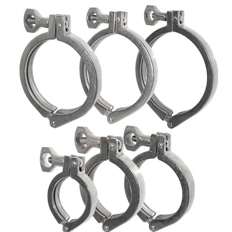 Великобритания 50,5-115 мм OD наконечник фланец санитарный Tri Clover Clamp1.5/2/2,5/3/3,5/4