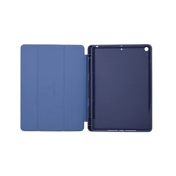 

Portable Tablet Protective Case Tablet Leather Cover Anti-drop Shockproof Cover for iPad 7th Gen 10.2'' 2019 Black