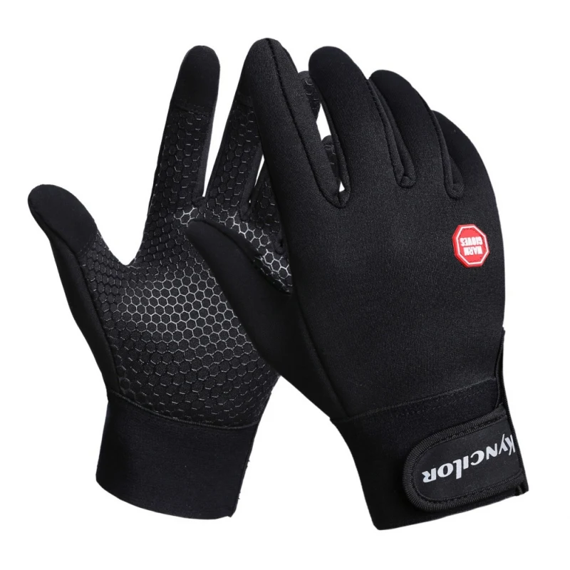 Зимние ветрозащитные мотоциклетные перчатки противоскользящие теплые лыжные велосипедные альпинистская перчатка для верховой езды с сенсорным экраном новые перчатки для вождения