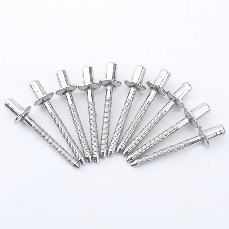 300pcs M4.8 304 Stainless Steel Sealed Hollow Rivets Blind Rivets