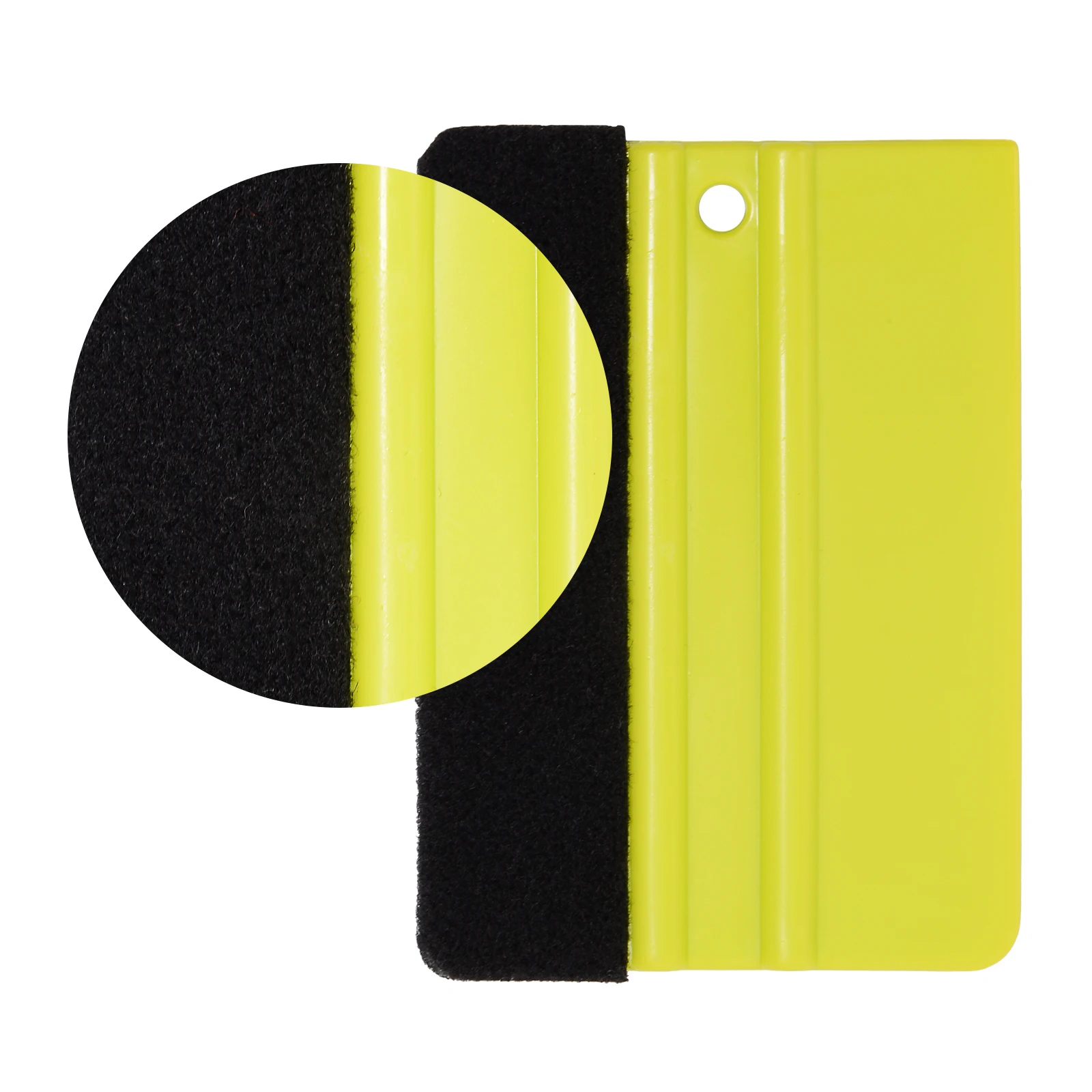 FOSHIO 5/10PCS Vinyl Wrapping Car Felt Squeegee Wiper Window Tint Foil Green Scraper Carbon Fiber Film Removal Tools Accessories
