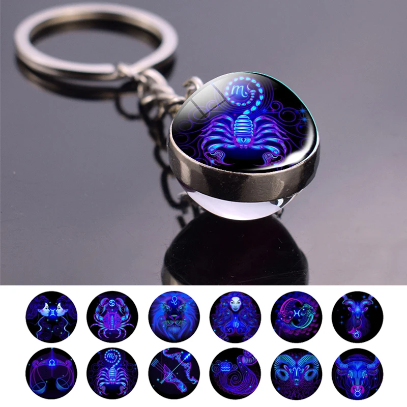 New Keychain Keyring Key cover constellation Leo Virgo Libra Scorpio Sagittarius New Keychain Keyring Key cover constellation Leo Virgo Libra Scorpio Sagittarius
