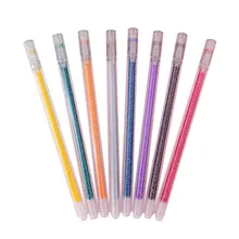 8 шт./компл. хайлайтер Kawaii канцелярский комплект, принадлежности для живописи для детей рисования канцелярские гелевые ручки цвет воды Kawaii школьные принадлежности