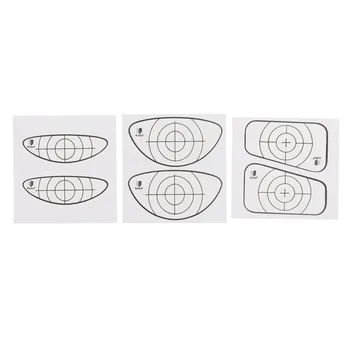 

10pcs/set Golf Target Golf Impact Labels Target Sticker Tape Impact Tape Recorder golf Training Aids