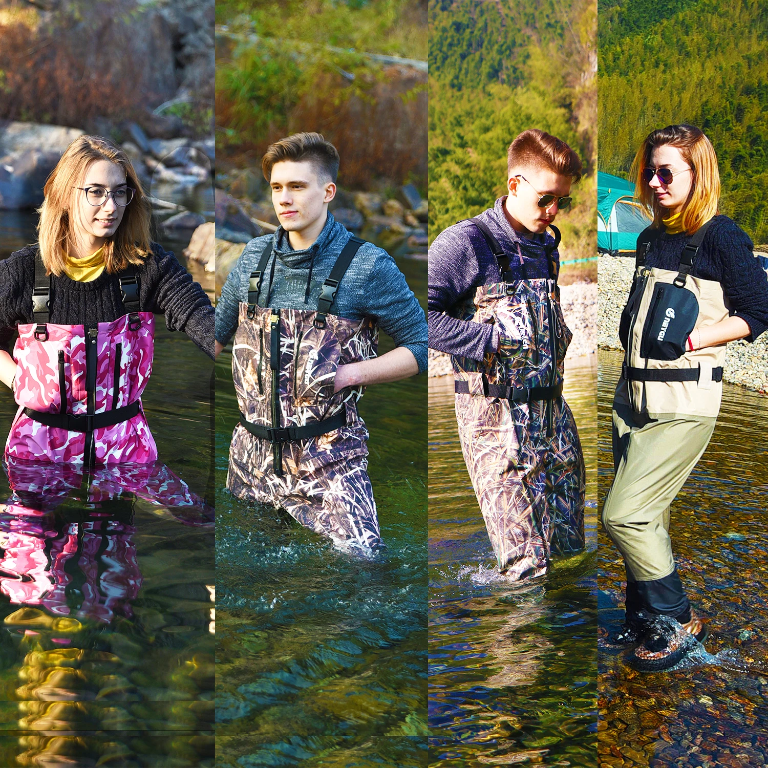 NeyGu Childrens Fishing Waders with Boots, Kids Chest Camo Waders with Boots,  youth fishing waders, toddlers boys fishing wader - AliExpress