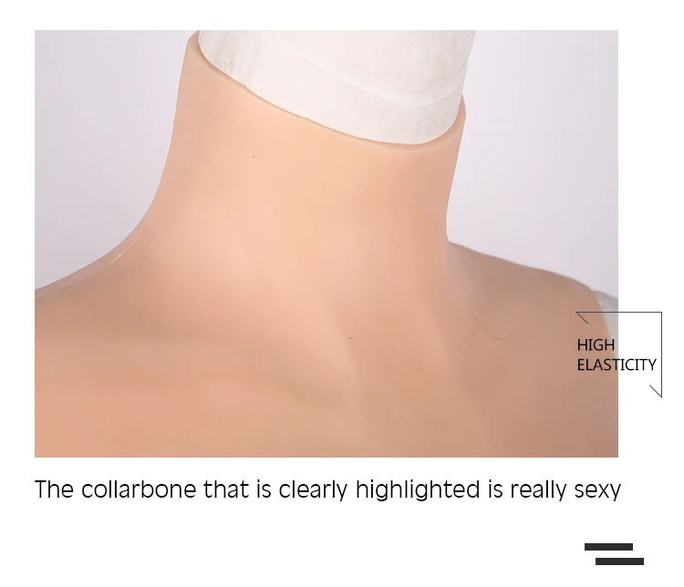 Eyung Breast Form Silicone Fake Breast Boobs Tit Realistic Silicone Breast Plate Chest for Crossdresser Sissy Transvestite Cosplay (5)