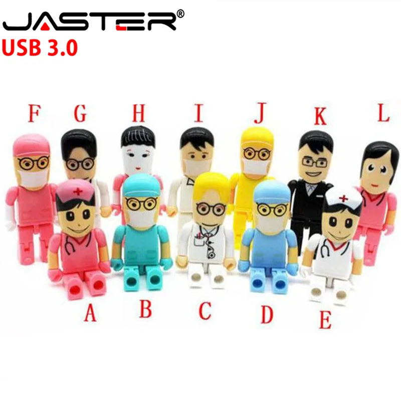 

Флэш-накопитель JASTER в виде медсестры, Usb 3,0, 8 ГБ, 16 ГБ
