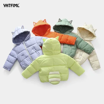 

YATFIML Coat Baby Girls Boys Parka Kids Hood Winter Children Coat Spring Fall Toddler Outerwear