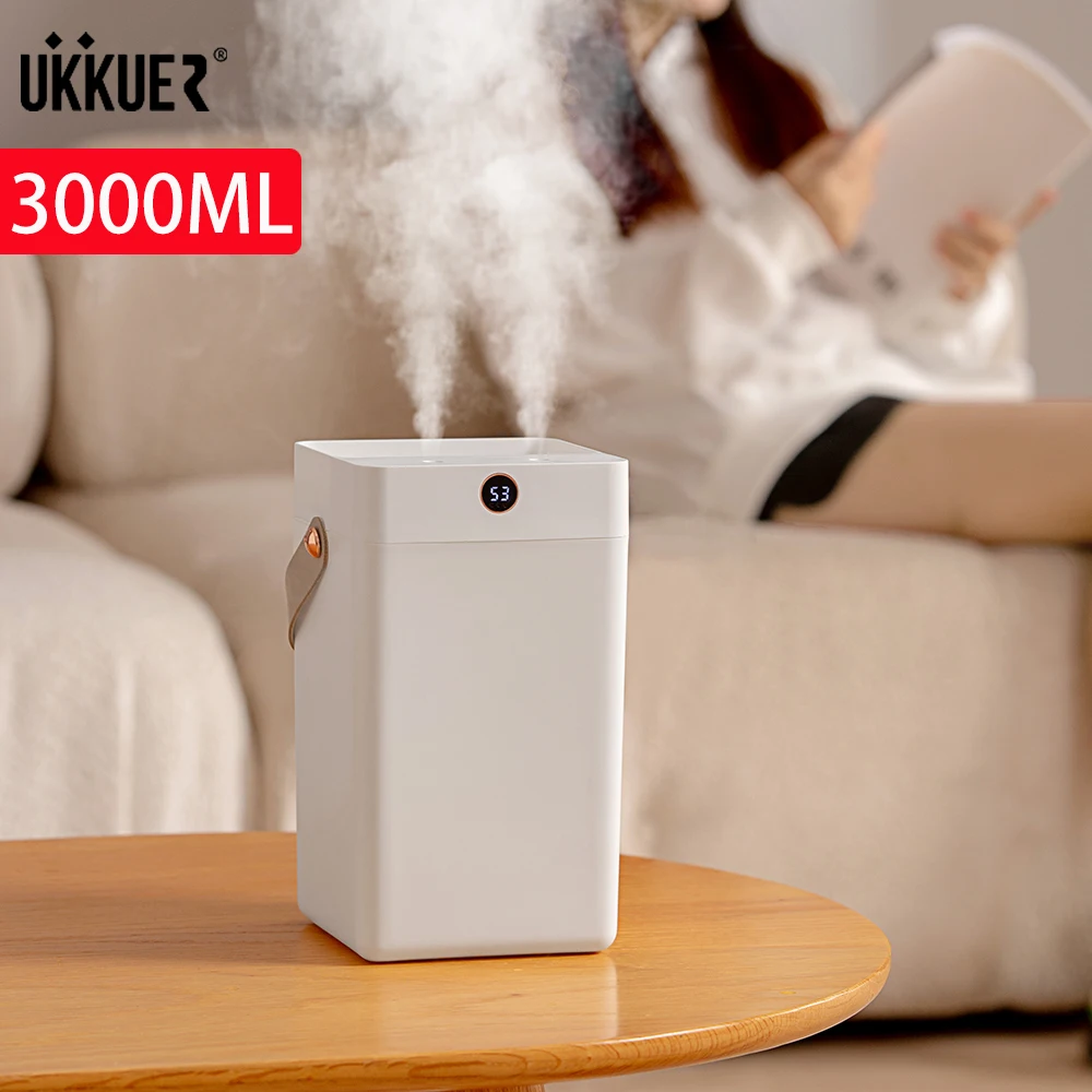 free shopping!!!- New 3000ML Air Humidifier Essential Oil Aroma
Diffuser Double Nozzle With Coloful LED Light Ultrasonic Humidifiers
Mist Maker