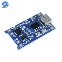 10 шт. BMS 18650 литий-ионная батарея зарядное устройство Защитная плата 5V1A микро USB микрофон усилитель батарея балансир