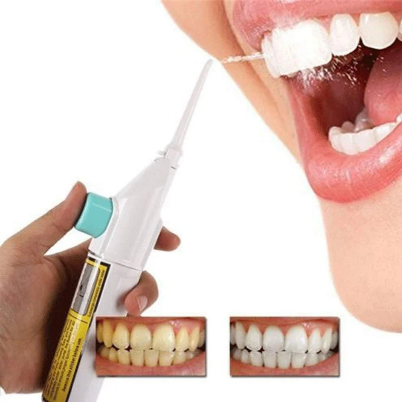 

Hot Selling Popular Single Product Oral Irrigator Dental Water Jet Floss Pick Teeth Cleaning Flusher Air Powered