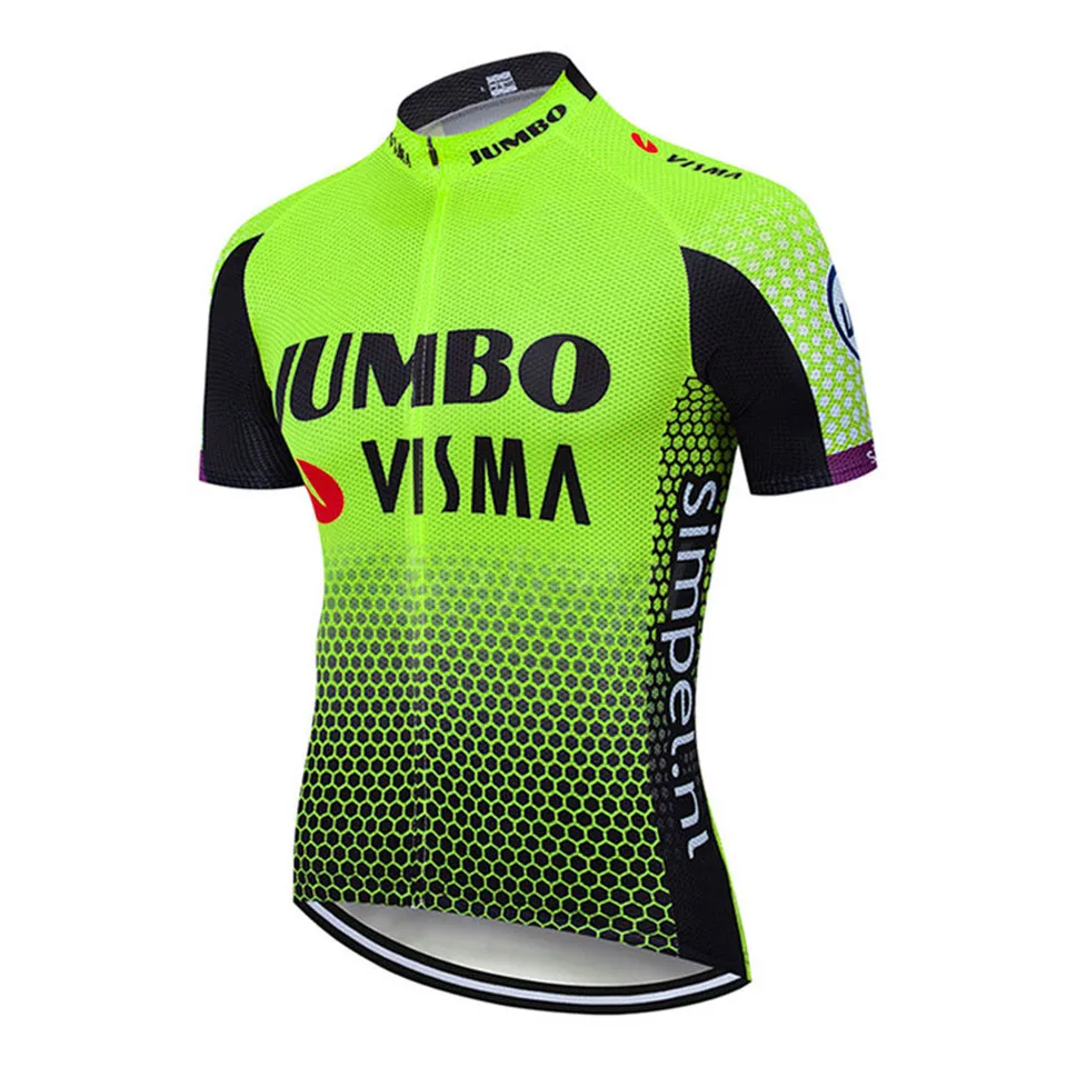 2020 профессиональная команда JUMBO VISMA Велоспорт Джерси комплект Мужская