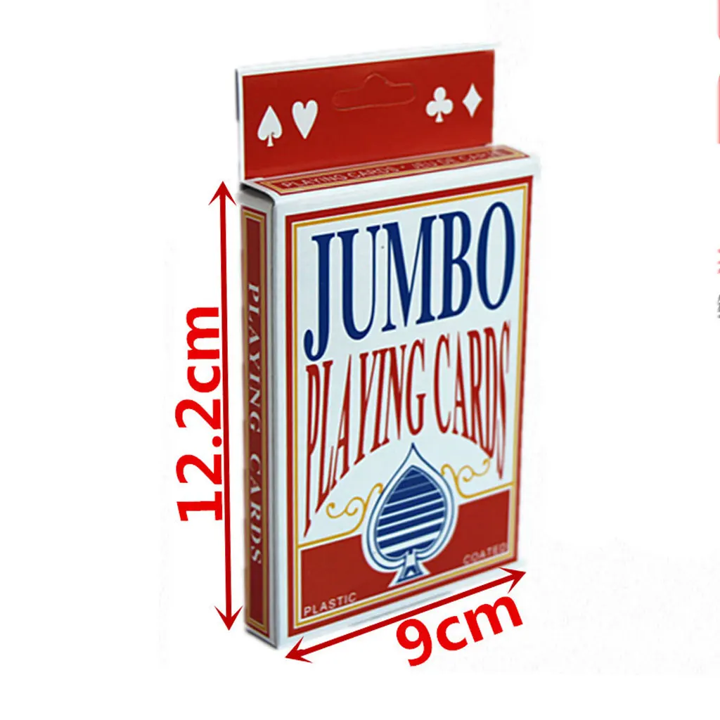 Large Playing Cards Outdoor Game Family Party School Full Deck 52 3.4 x 4.8