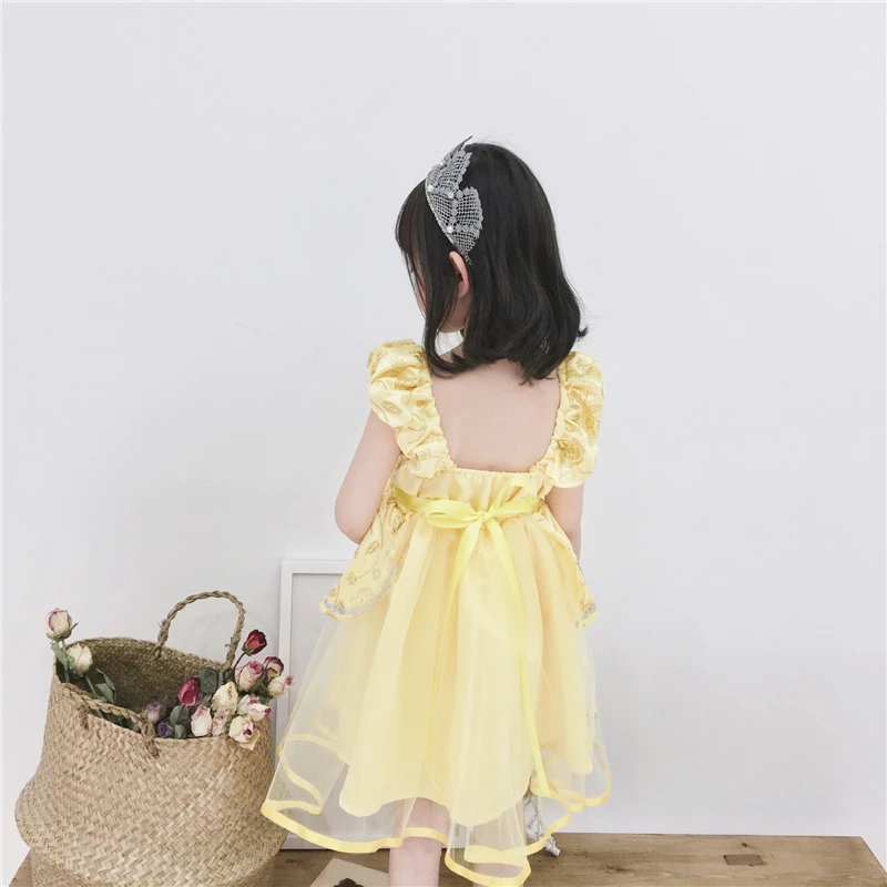 Маскарадное платье на Хэллоуин для маленьких девочек, высококачественное детское платье-пачка принцессы, красивые детские платья-пачки на бретельках