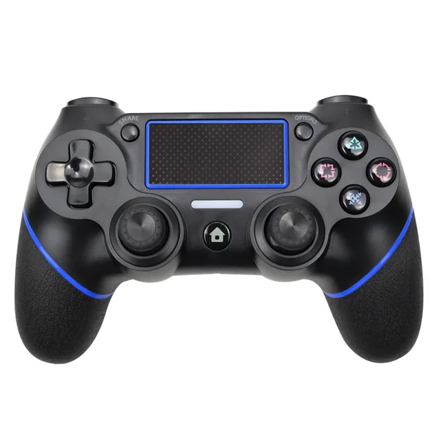 Беспроводной/проводной джойстик Bluetooth для игрового контроллера PS4 для консоли Mando PS4 для геймпада Playstation для аксессуаров PS3 - Цвет: Blue