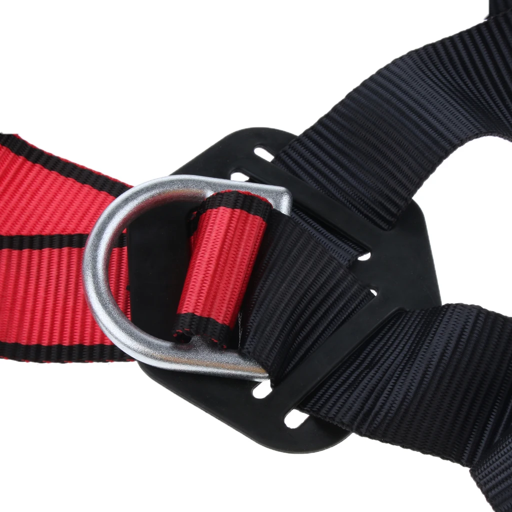 15KN Full Body Climbing Safety Belt Harness for Aerial Work Fall Protection Rappelling Fire Rescue