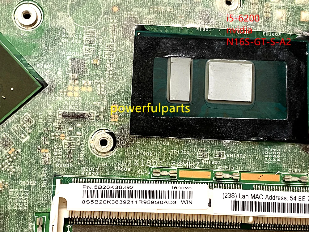 100% working for lenovo YOGA 500-14ISK Flex 3 1480 motherboard with i5-6200 CPU 5B20K36392 14292-1 448.06701.0011 tested ok