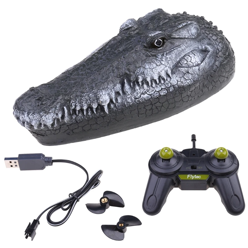 

V005 Crocodile Head RC Boat Funny 2.4G transmitter 4CH Electric Simulation Vehicles for Kids Children Toys