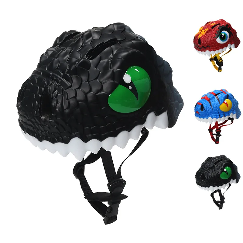 

Xintown Children Safe Protection Riding Helmet New Style Dinosaur Opening Bicycle Safe Cap Protective Clothing Equipment