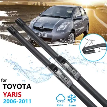 

Car Wiper Blade for Toyota Yaris Vitz XP90 2006~2011 MK2 Front Windscreen Windshield Wipers Car Accessories 2007 2008 2009 2010