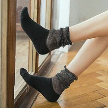 Модные сетчатые кружевные женские носки весенние и летние кружевные дамские Чулки 5 цветов