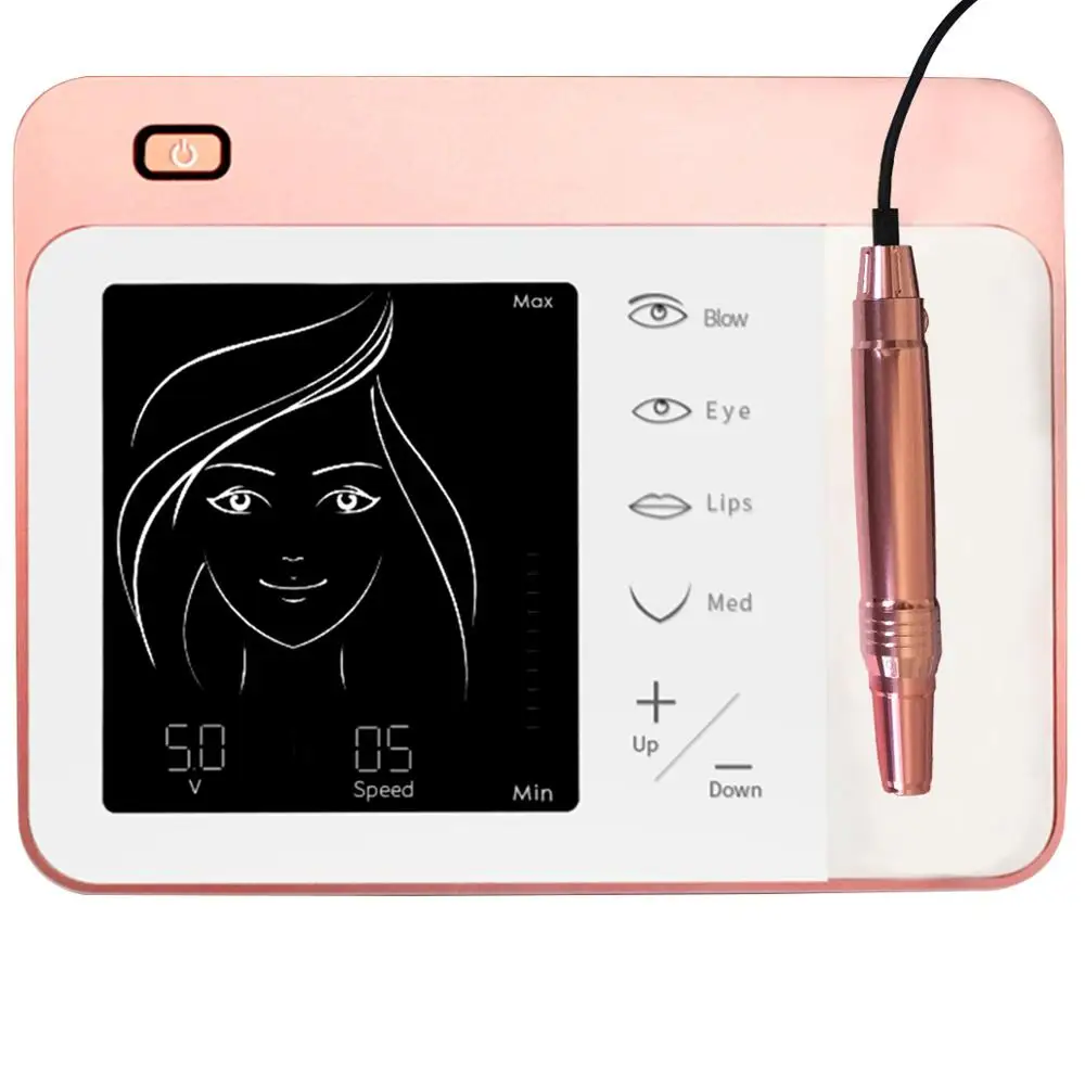 Машинка для перманентного макияжа с швейцарским двигателем бесшумные тату