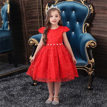 

Kid Girls Dress Summer 2020 Princess Party Dresses Children Clothing Girl's Clothes Summer Birthday Dress Long Dress Ball Gown