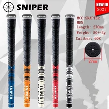 10Pcs Sniper Golf Grips Men's Special Ultra-light 50g 60R RubberNon-slip Anti-aging Sticky Hand Iron Club Grips Free Golf Tape