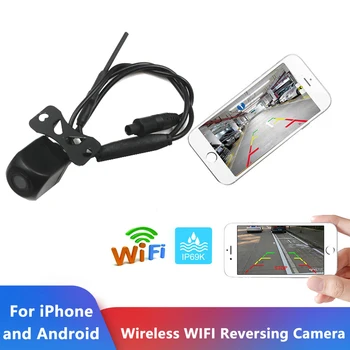 

BYNCG Wireless Car Rear View Camera WIFI Reversing Camera Dash Cam HD Night Vision Mini Body Tachograph for iPhone and Android