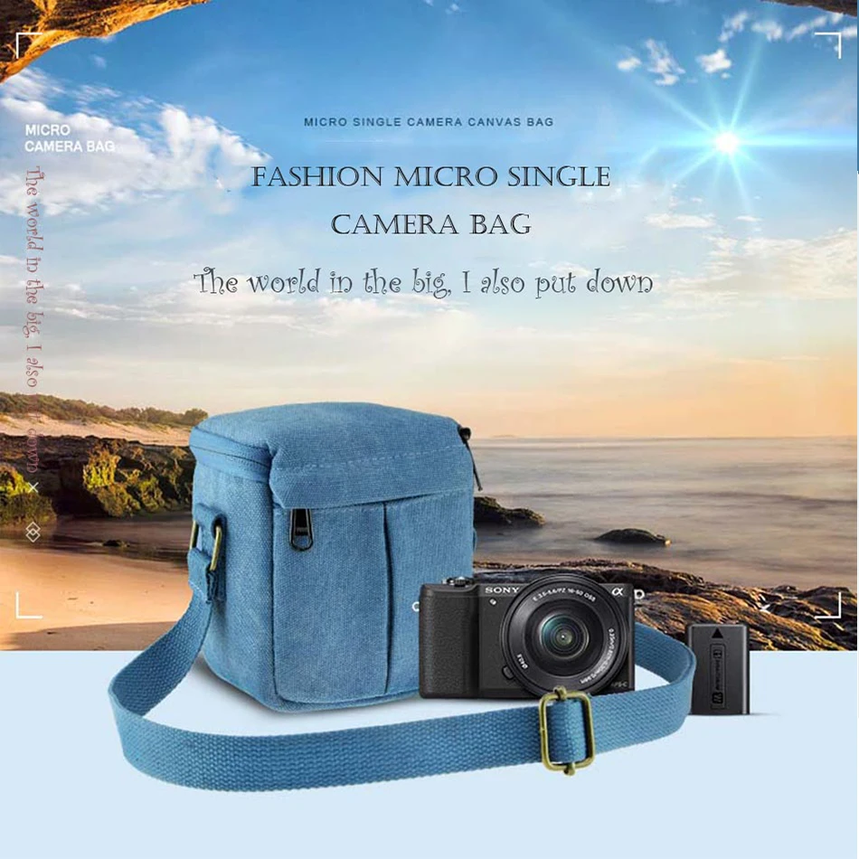 Водонепроницаемая мини сумка для цифровой камеры чехол Sony DSLR SLR Canon EOS M100 M50 M10 M6 M3 M2