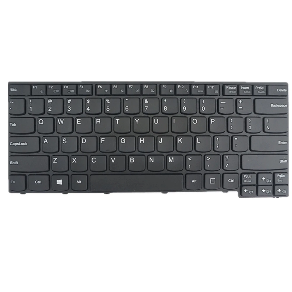Новая сменная Клавиатура для ноутбука LENOVO E41-70 E41-80 цвет черный с черной рамкой
