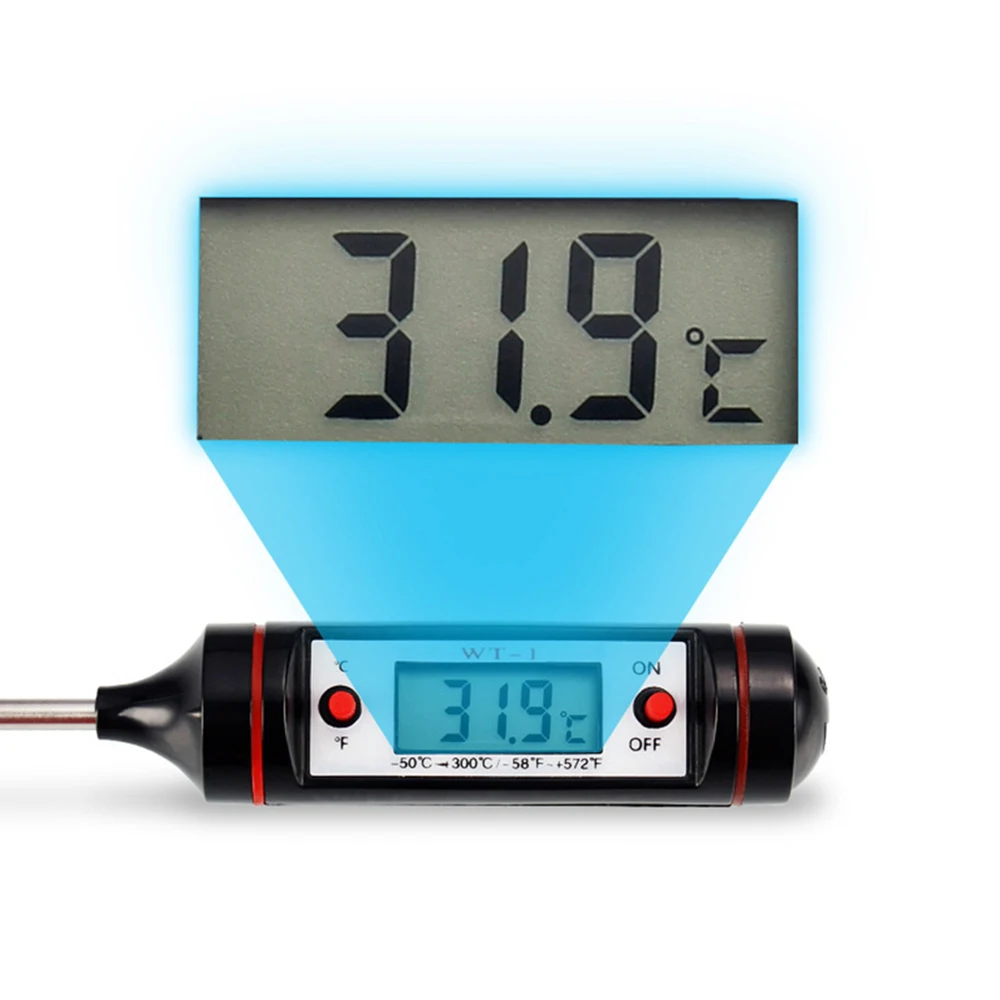 Digital Food Thermometer Kitchen For Meat BBQ Water Milk Oil Convenience Electronic Oven Cooking Temperature Probe Tools digital thermometer digital kitchen thermometer meat thermometer barbecue thermometer probe thermometer digital meat thermometer