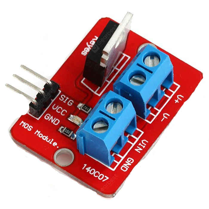 5pcs IRF520 MOS Driver Module PWM Dimmer For MCU ARM Raspberry Pi 0-24V IRF520 Top Mosfet Button PWM Dimming For Arduino