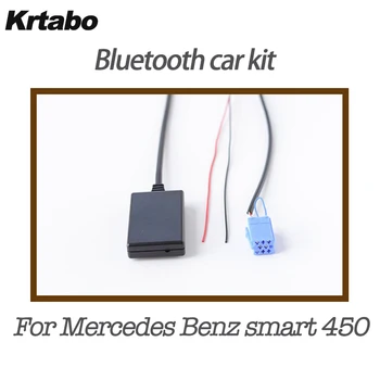 

For Benz smart 450 aux line Bluetooth music + mic + support music change function