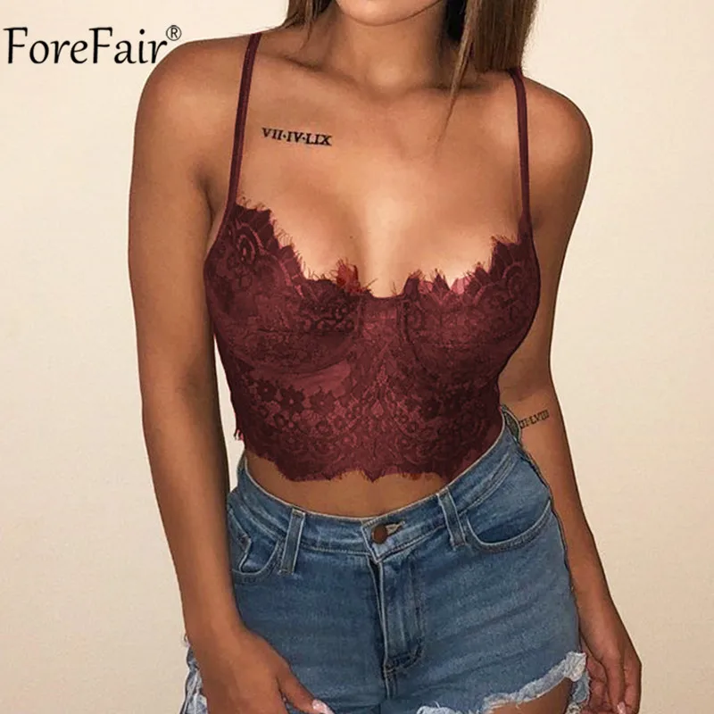 Forefair см., хотя, летний укороченный топ с открытыми плечами, женский кружевной топ на бретелях, белый прозрачный, с открытой спиной, на бретельках, прозрачные, вечерние, на бретельках