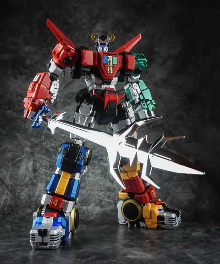 CMT Instock металлическая сборка Titan модель Mo Show Voltron фигурка с светодиодный аниме игрушки фигурка