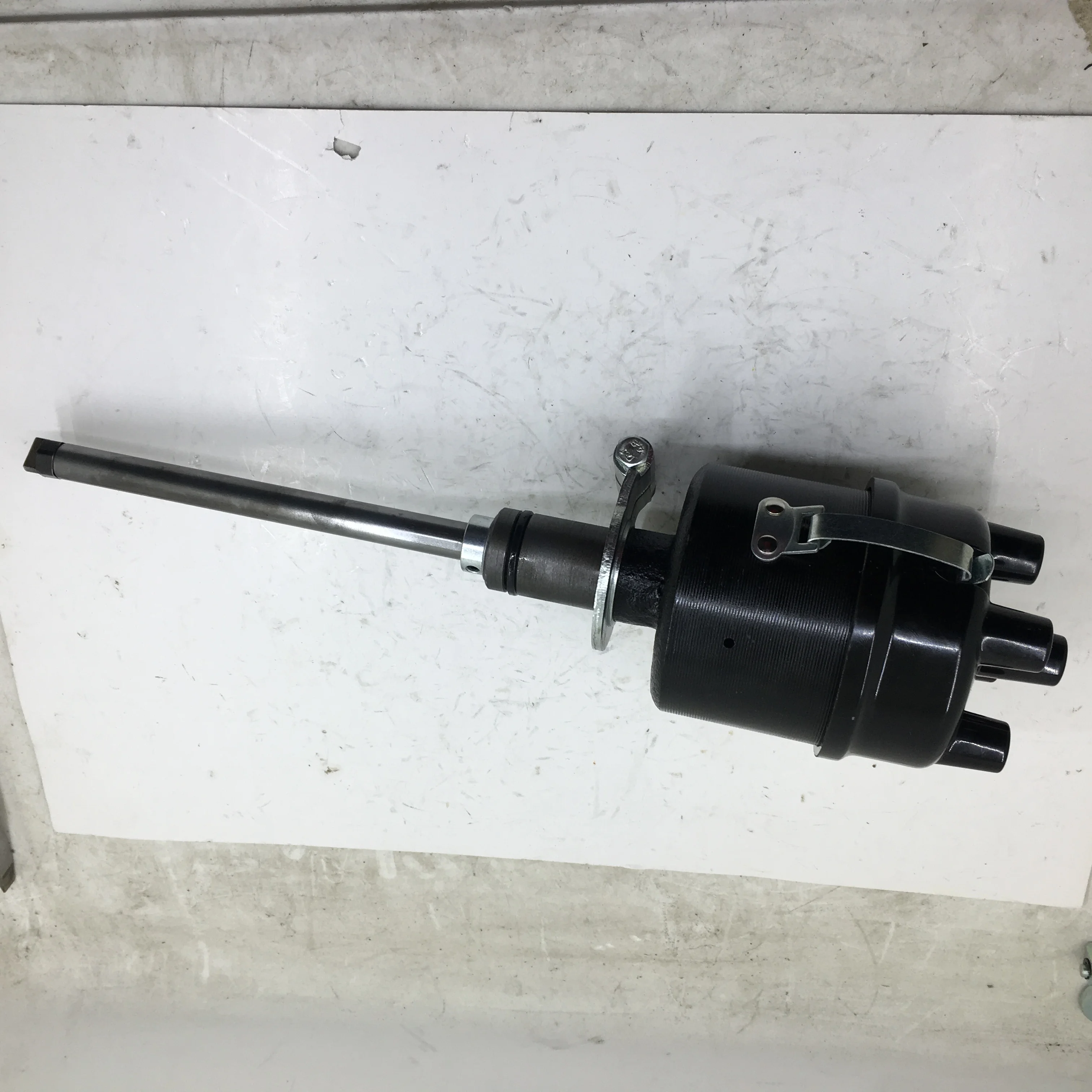 SherryBerg complete black Distributor points style 6/12 volt Fits 134L 134F 4cyl FOR jeep Willys MB CJ2A CJ3B