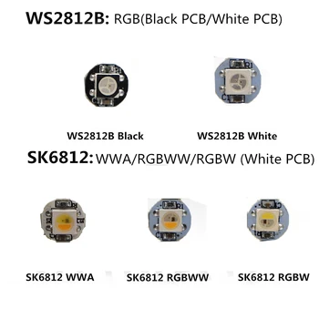 

sk6812 WS2811 WS2812B LED Chip & Heatsink PCB Board 5050 RGB SMD light IC WS2812 chip Individually Addressable Digital 5V