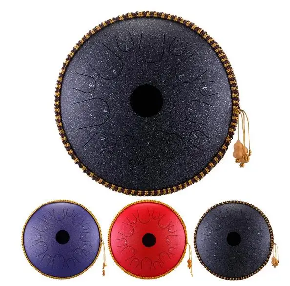 14 inch 14 note alloy steel hand pan drum c tone manual percussion handpan drum with ebony drumsticks deals