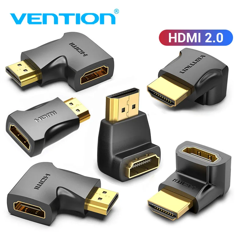 Adattatore Hdmi Vention 270 Convertitore Hdmi Maschio A Hdmi Ad Angolo Retto A 90 Gradi Per Ps4 Hdtv Cavo Hdmi Extender Hdmi 2.0 4K
