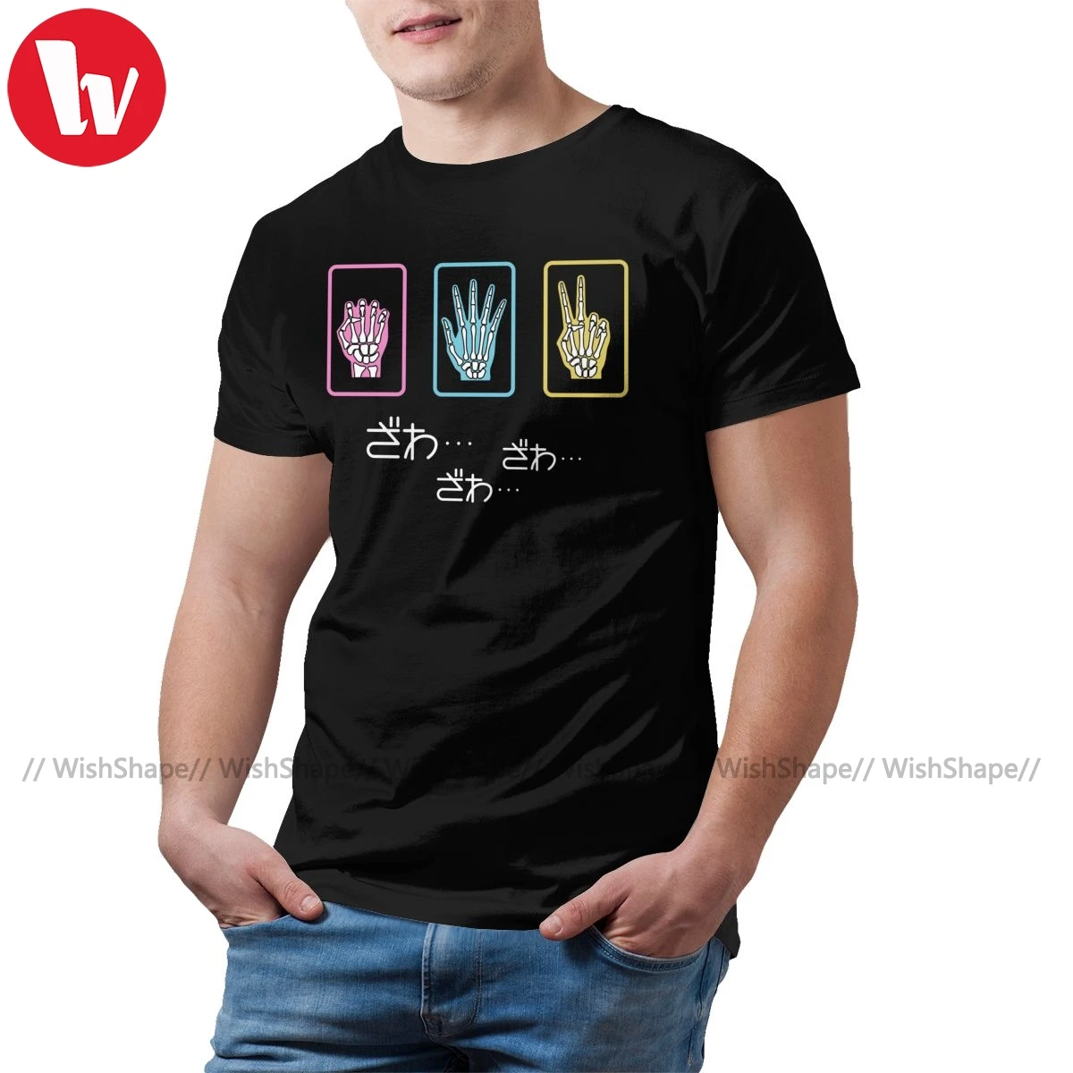 Kaiji футболка Cards 4xl 100% хлопковая с коротким рукавом классическая мужская
