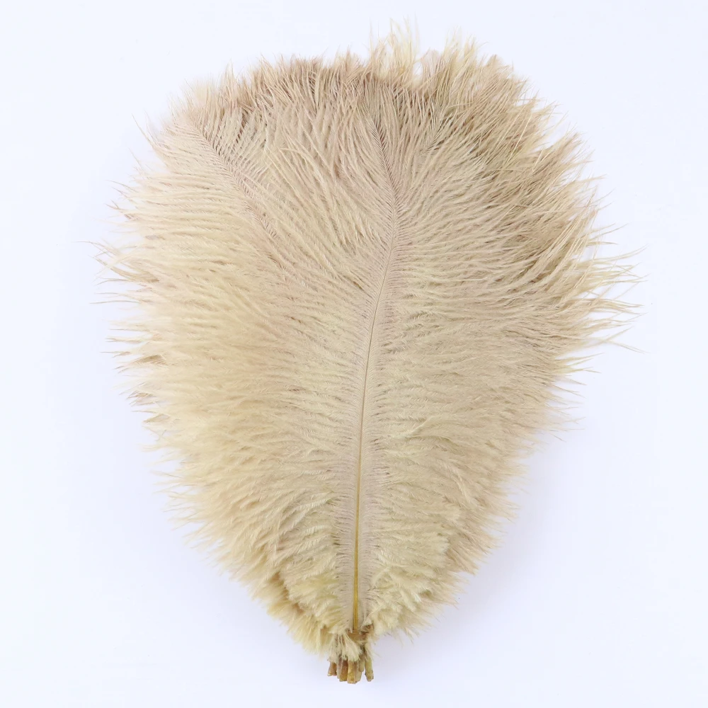 TS0120022 20-25cm camel ostrich feathers 2