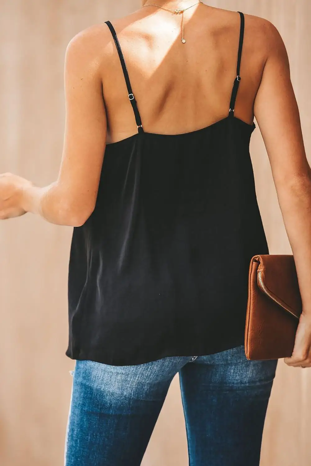 Белый/черный/Абрикосовый Pull Me Close Button Down Tank Camis женские летние повседневные топы на тонких бретелях с v-образным вырезом без рукавов