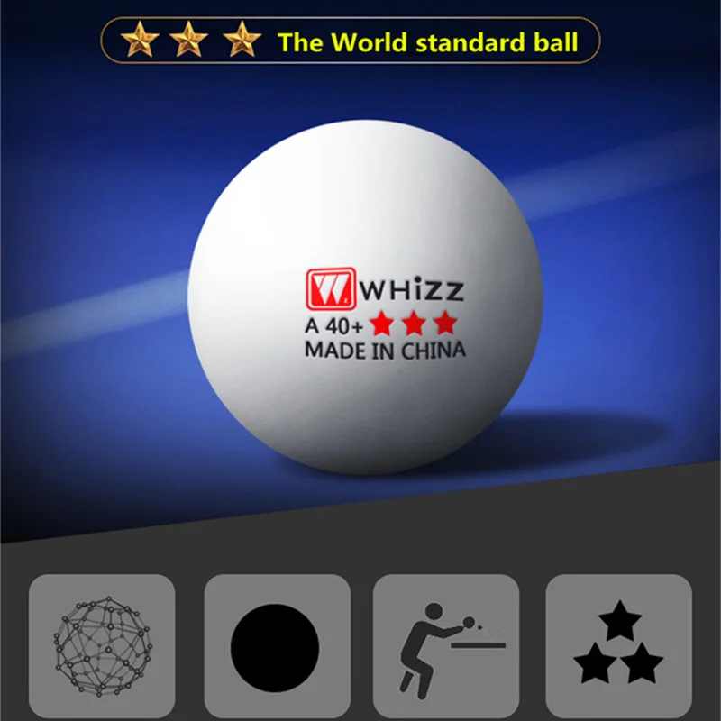 ABS Plastic Ping Pong Balls US English Material Table Tennis Balls 3 Star 40 