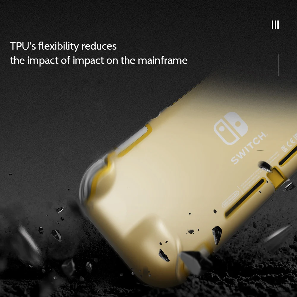 Мягкий ТПУ защитный чехол для nyd Switch Lite силиконовый чехол для NS легкий протектор оболочки аксессуары Coque для переключателя Lite PC