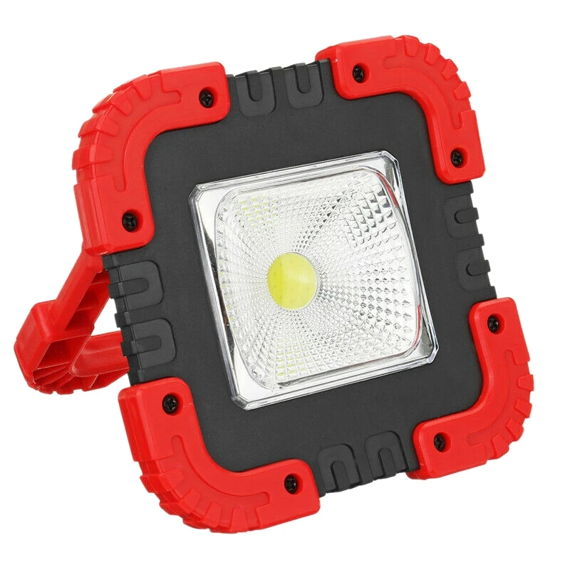 100W 2000LM USB Solar LED Work Light Rechargeable Emergency Flood Lamp with Stand