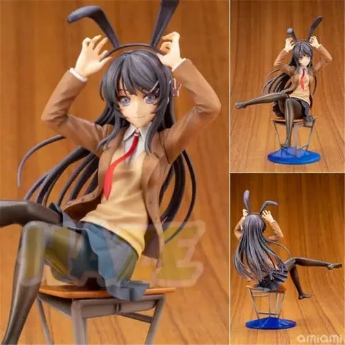 Seishun Buta Yarou wa Bunny Girl Sakurajima Mai Фигурки игрушки коллекция моделей без коробки 20 см |